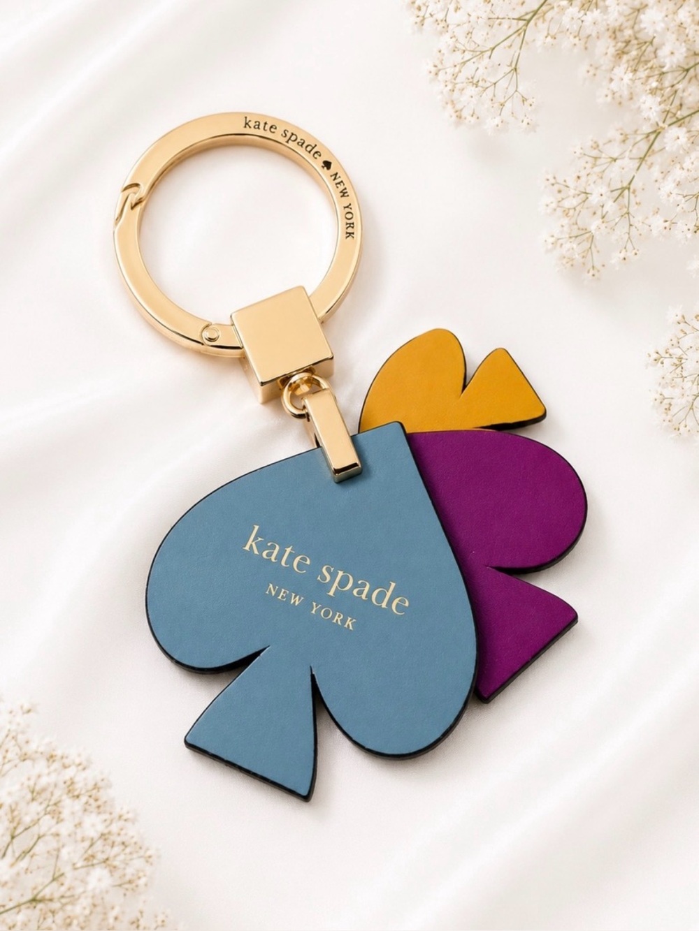 Kate Spade Seaside Stacked
Spade Keyfob Chain Keychain Bag
Charm - NWT